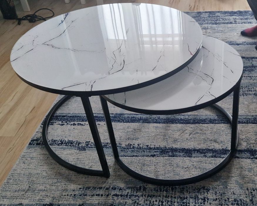 Stolik kawowy 80cm i 60 cm