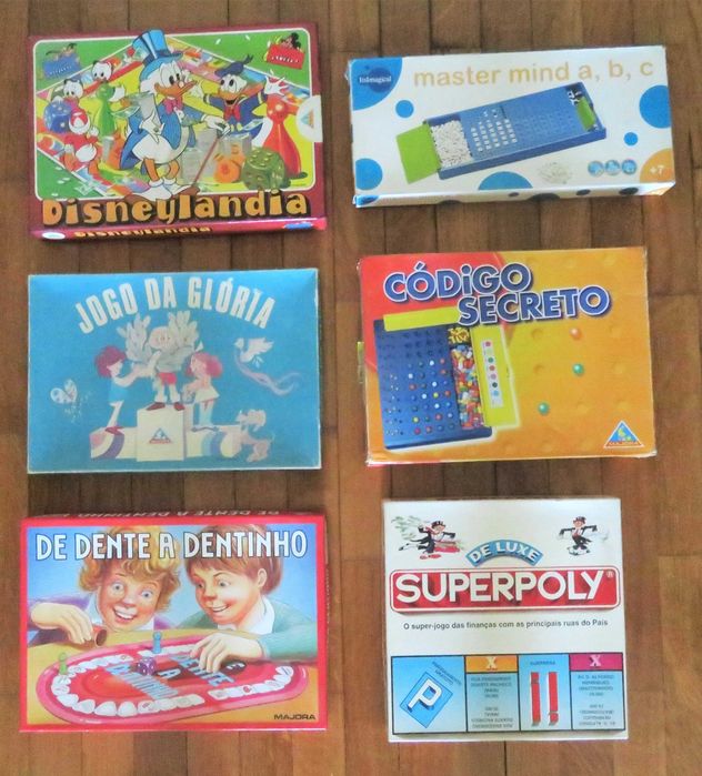 Jogos de TABULEIRO (desde 2,75€/cada)