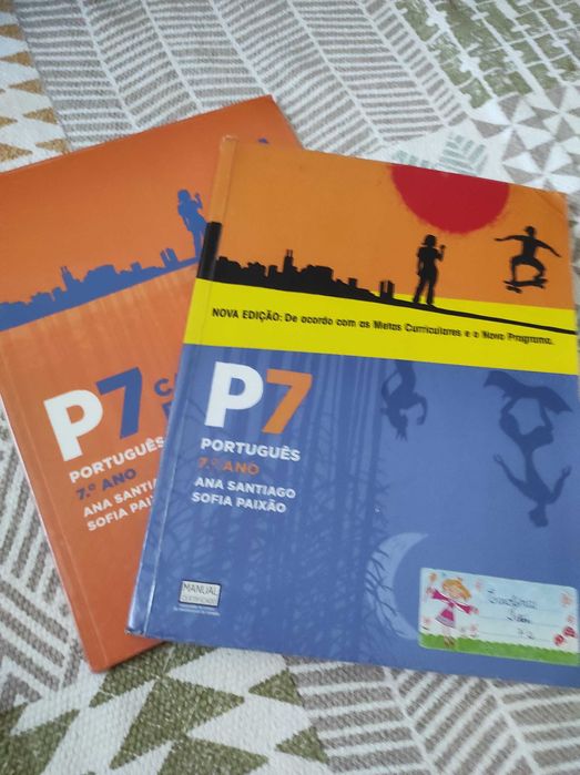 Manuais escolares/cadernos activid novos /  excelente estado  7º
