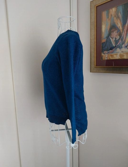 Camisola malha azul | com brilho | menina | algodão | Bilook | 12 anos64584756264194121