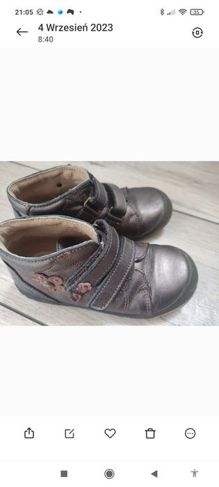 Buty bopy 25 dziewczynka
