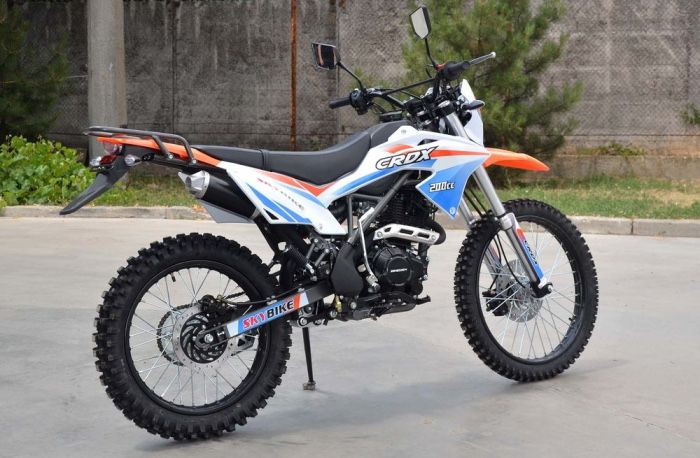 Новий ендуро SKYBIKE CRDX 200 2026 21 18 кросовий мотоцикл тур ендуро доставка по Україні