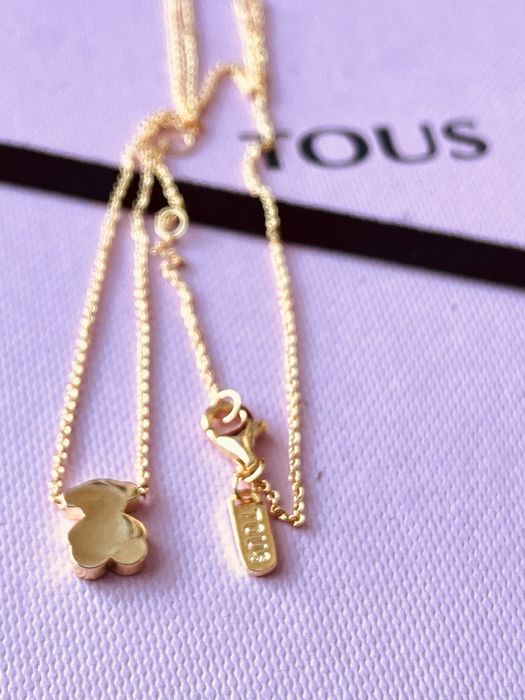 Tous sweet dolls nowy naszyjnik 42 cm miś 1 cm