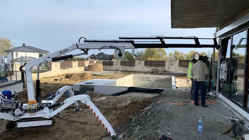 MINI ŻURAW na podwoziu gąsienicowym TB5000, Polski Producent-Befard