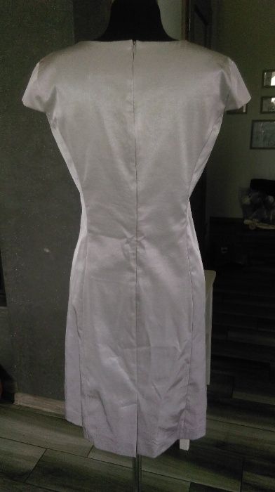 srebrna sukienka xl - 42/44