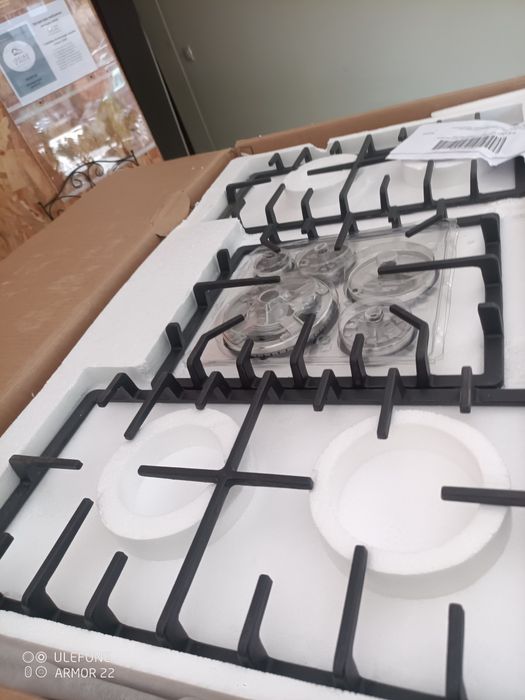 Placa a gaz com 5 bicos