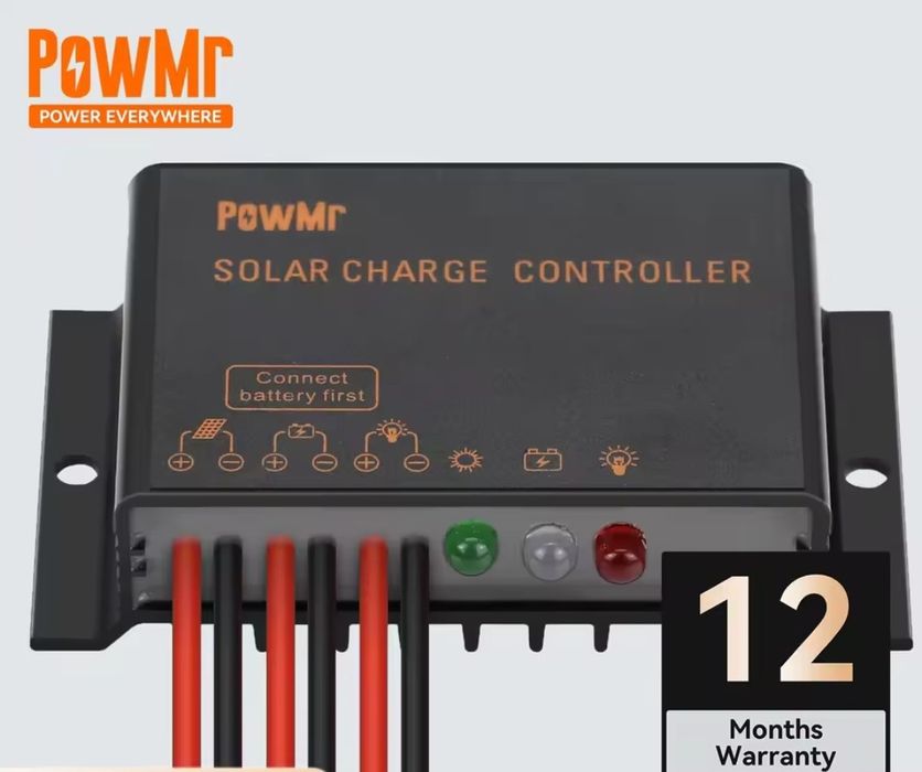 IP68 hermetyczny solarny słoneczny regulator ładowania PWM 12V/24V 10A