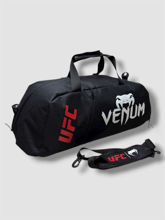Сумка-рюкзак UFC Venum Transformer, сумка венум, сумка юфс, сумка для мма, рюкзак венум, рюкзак юфс для подорожей