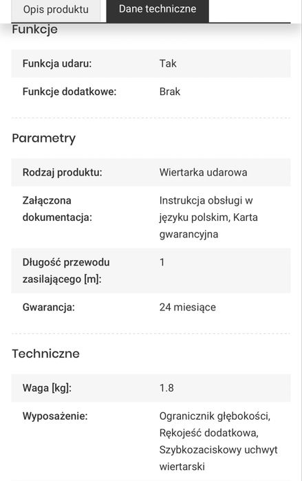 Bosch GSB 13 RE wiertarka udarowa