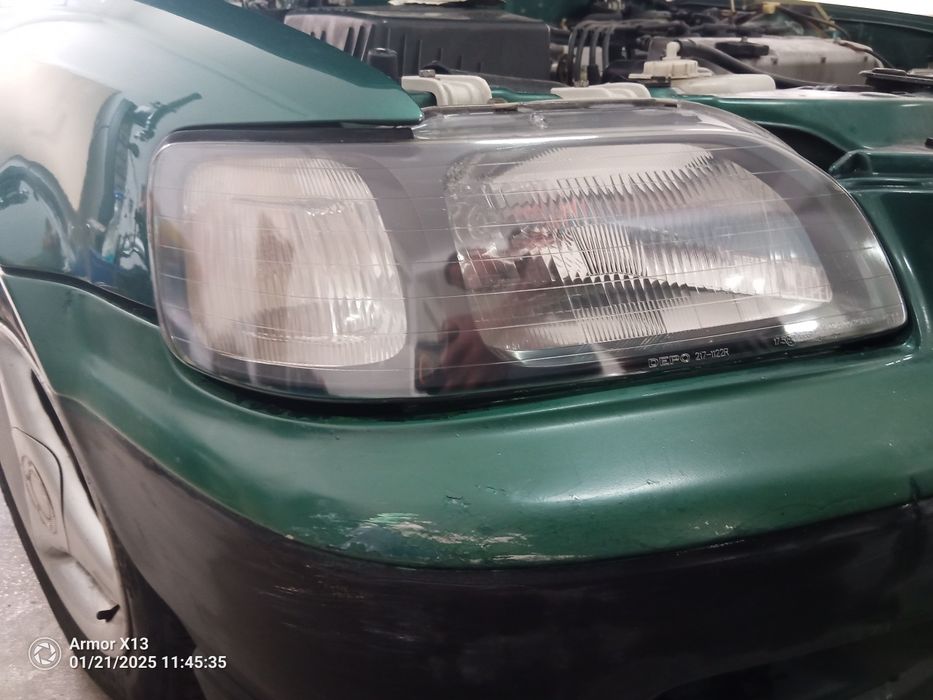 Restauração de ótica faróis