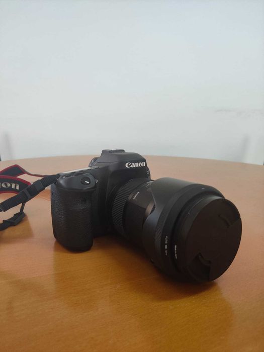 Canon EOS 80D + Sigma 18-35mm f/1.8 Art + acessórios