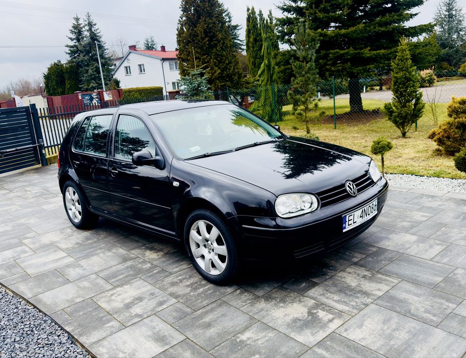 Śliczny Czarny Bezwypadkowy Golf Wyposażony 1-WŁ Super Stan Zamiana!!