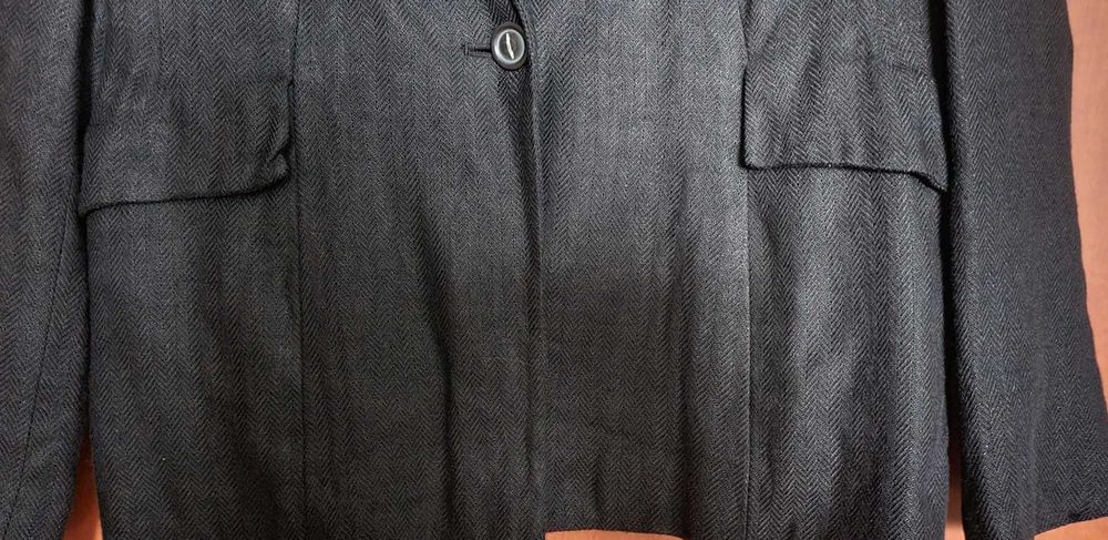 Marks & Spencer czarny żakiecik roz 12