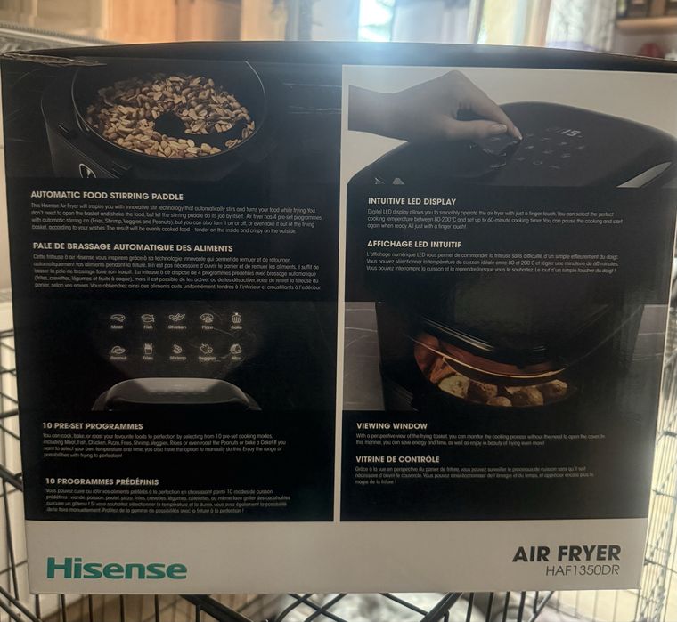 Air fryer Hisense nowy -okazja