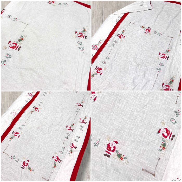 Toalha de Mesa de Natal (55% linho 45% algodão) - 2,5x1,70m