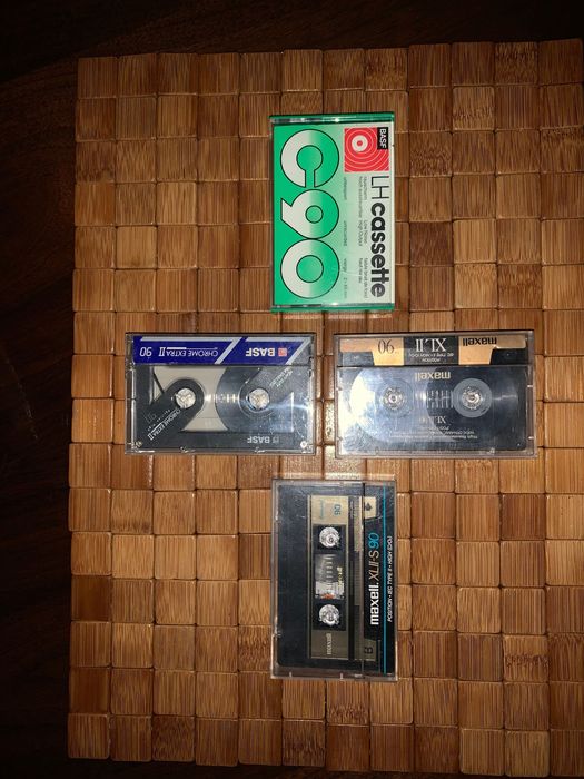 7 x kaseta magnetofonowa , maxell, BASF, 90 min, idealne - top