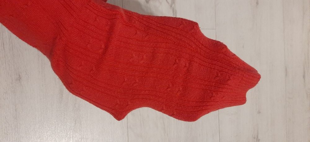 Ciepłe na zimę jesień legginsy rajstopowe getry r. 9-12 m-cy, 74-80