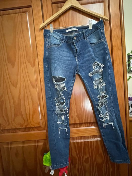 Calças de ganga feminino