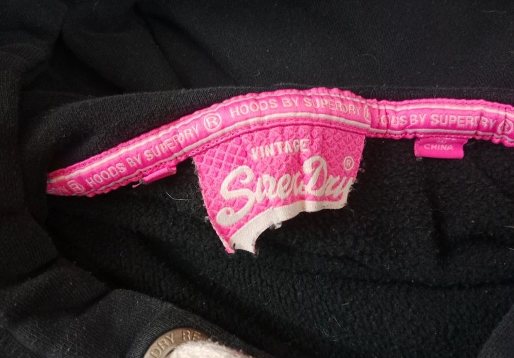 Bluza superdry warriors czarna rozmiar L