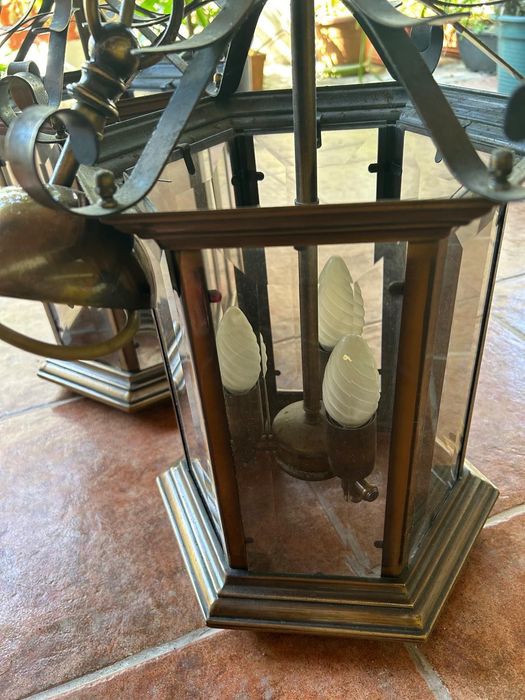 Candeeiro teto antigo