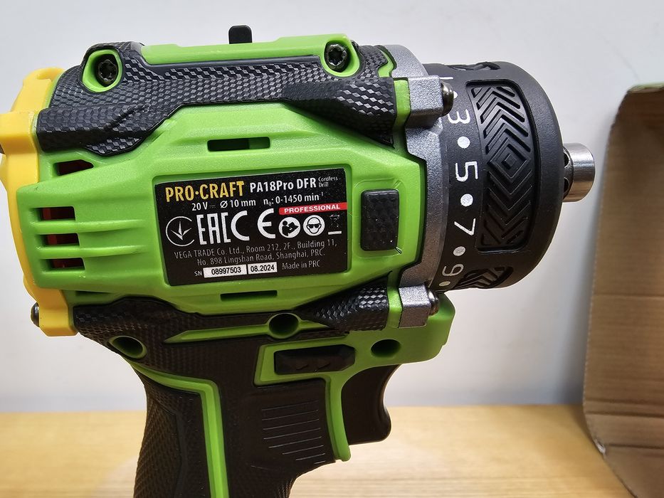 2шт Акб Съёмный патрон ProCraft PA18Pro DFR Шуруповерт Бесщеточный