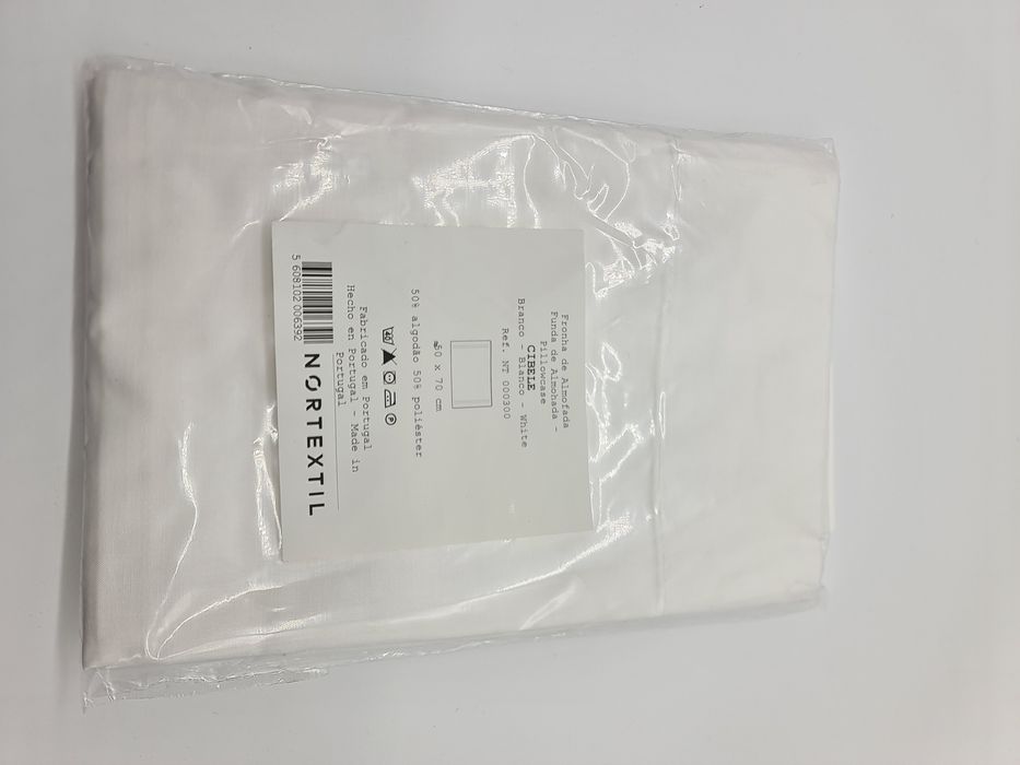 Fronha de almofada Nova branca 50 x 70