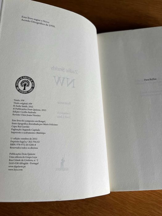 NW História de uma cidade      ZADIE SMITH