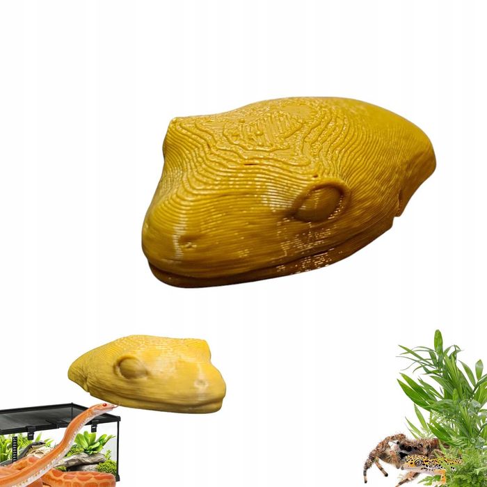 Ozdoba Dekoracja do Terrarium Głowa Gekona  TerraZaplecze