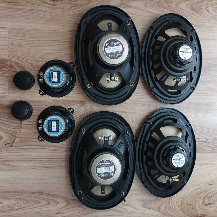 Głośniki samochodowe Pioneer Alpine Kenwood