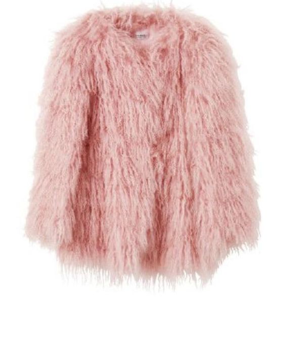 Роскошная подиумная шуба лама, Alberta Ferretti