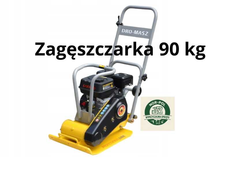 Wynajem zagęszczarka skoczek glebogryzarka wiertnica młot wyburzeniowy