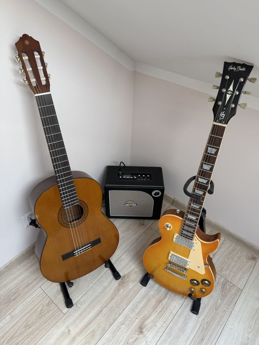 Gitara klasyczna + elektryczna + wzmacniacz