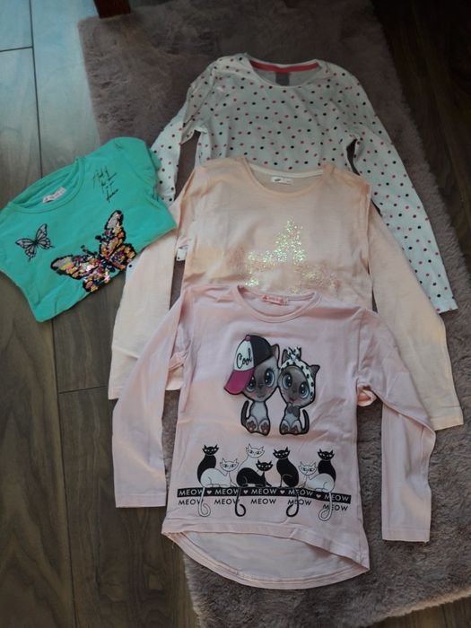 Zestaw bluzek 122/128