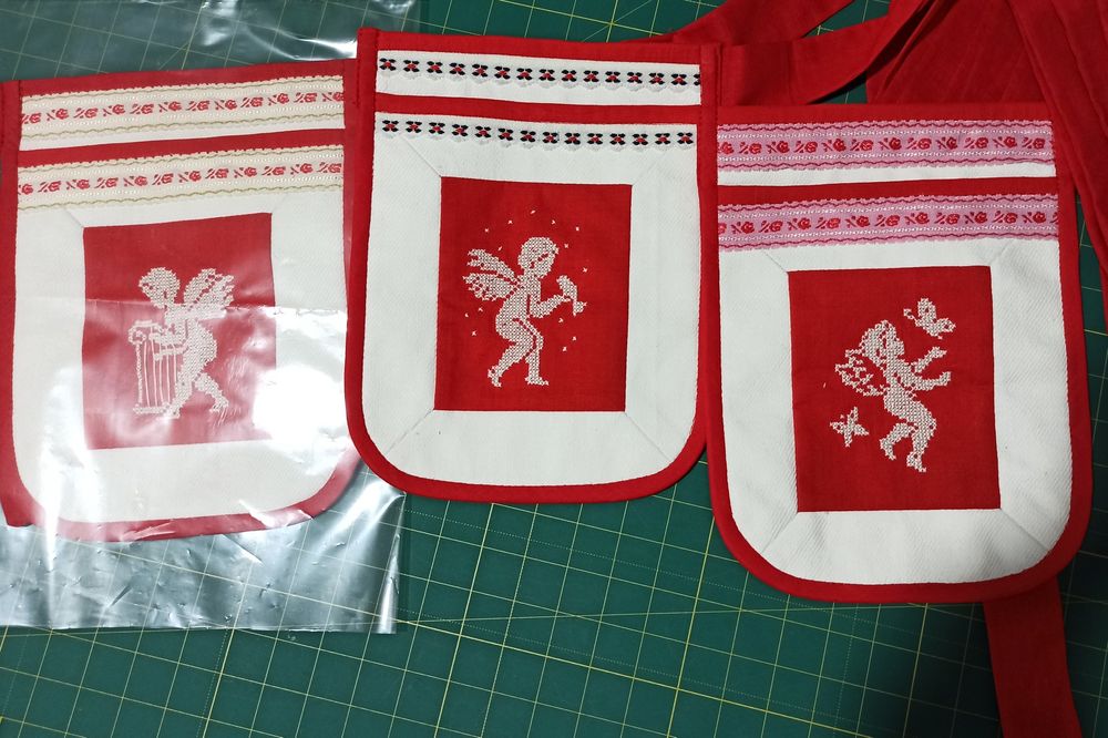 Українська ладунка, кишенька, сумочка, Ангел, 17 х 22 см