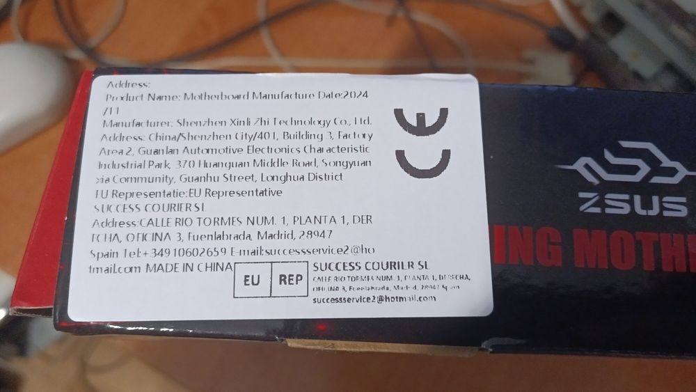 Материнська плата ZSUS X99-8D3 + XEON E5-2673v3 + DDR3 16Gb