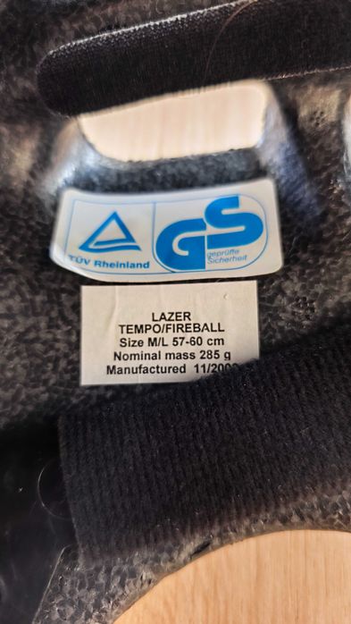 Capacete Lazer Tempo/Fireball M/L