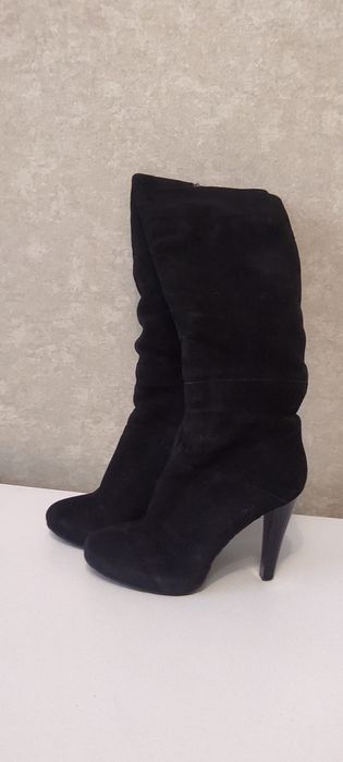 Сапожки з натуральної замші,зимові