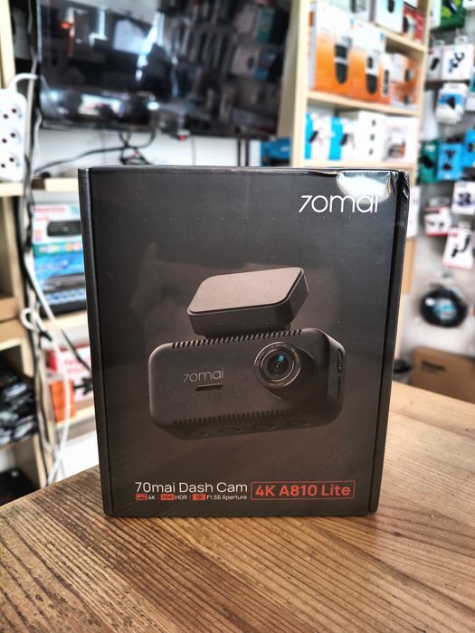 Автомобільний відеореєстратор 70 mai 4K A810 Lite HDR  з супер конденсатором 4G LTE WIFI 6