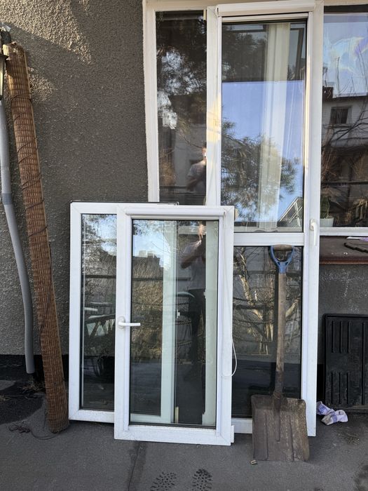 Okna plastikowe, balkonowe z demontażu