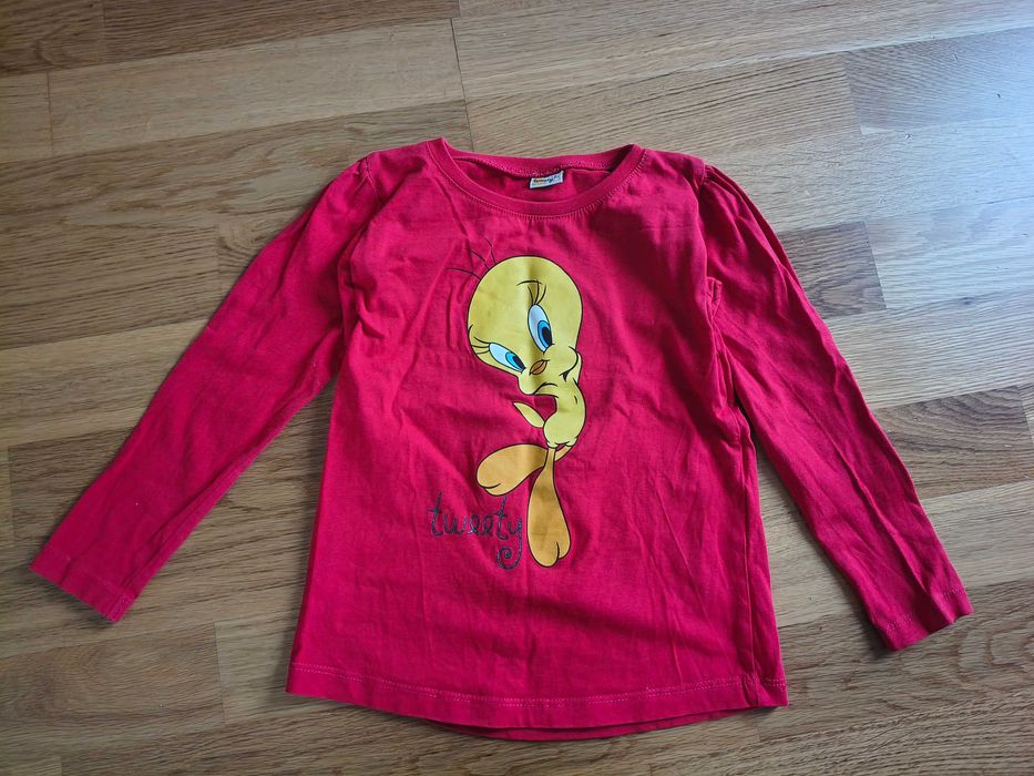 Koszulka z długim rękawem rozm. 110, stan bdb