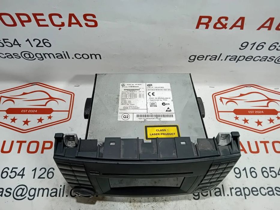 Auto Rádio Mercedes Class A W169 A1699002000 Original