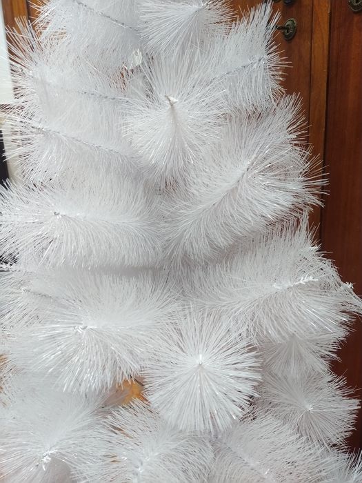 Árvore de natal branca casa quarto apartamento vivenda escritório gabi