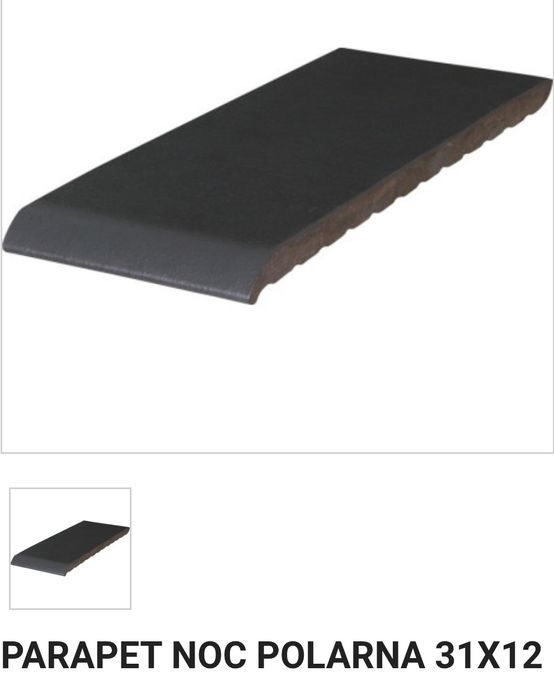 Parapet ceramiczny grafit grafitowy