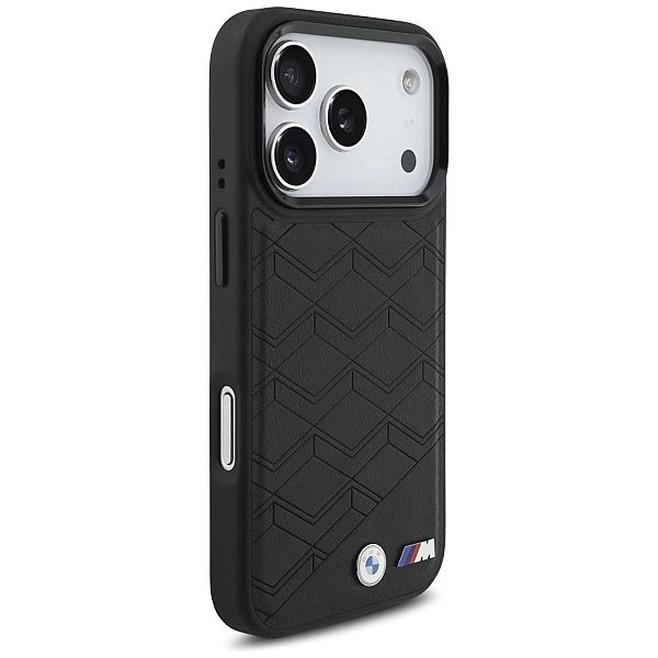 Etui BMW M Shape Logo MagSafe na iPhone 17 Pro - czarne
