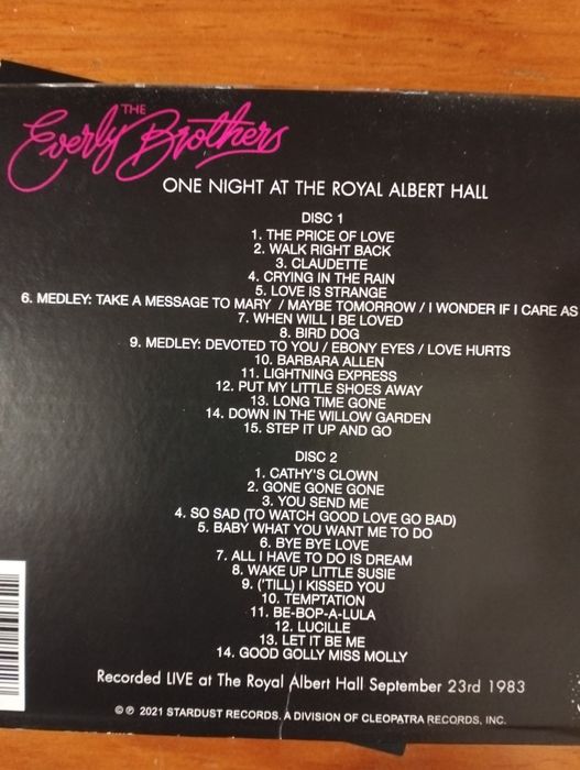 CD duplo The Everly Brothers