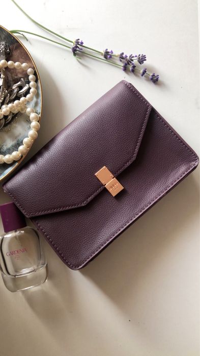 Hugo Boss Parfums Maroon Ladies Faux Leather Clutch Makeup