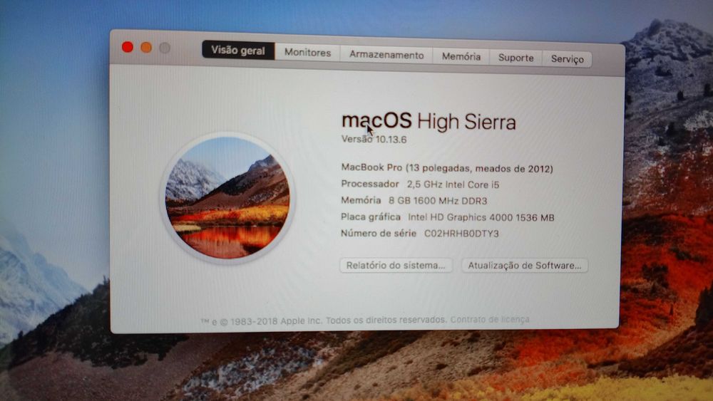 MacBook Pro Intel Core i5