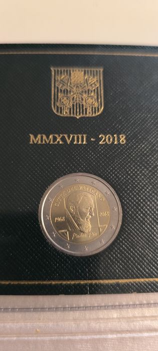 2 Euros Vaticano 2018 - Padre Pio