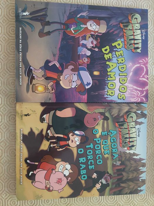 Livros colecção gravity falls