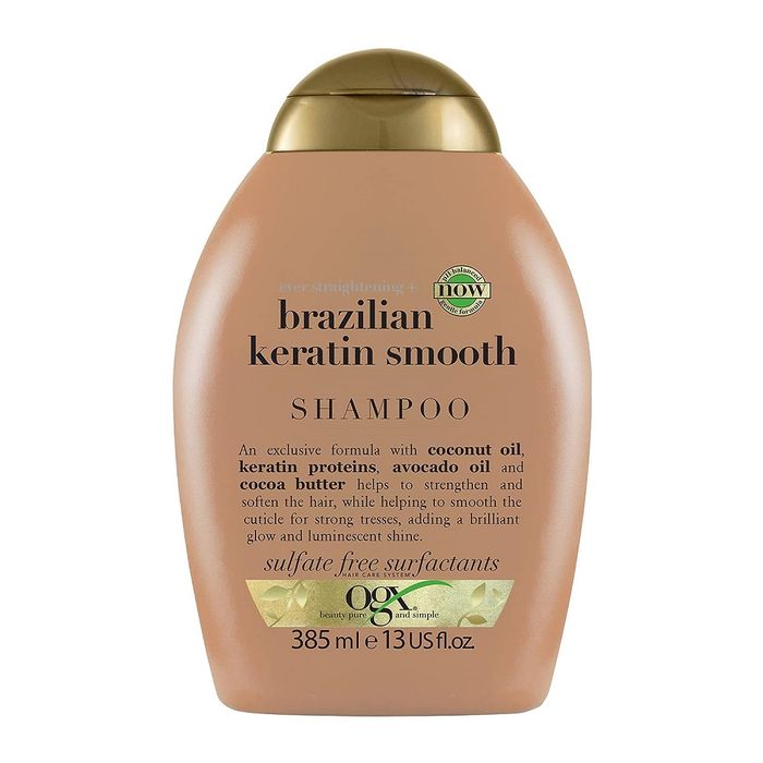 OGX szampon wygładzający z brazylijską keratyną 385ml